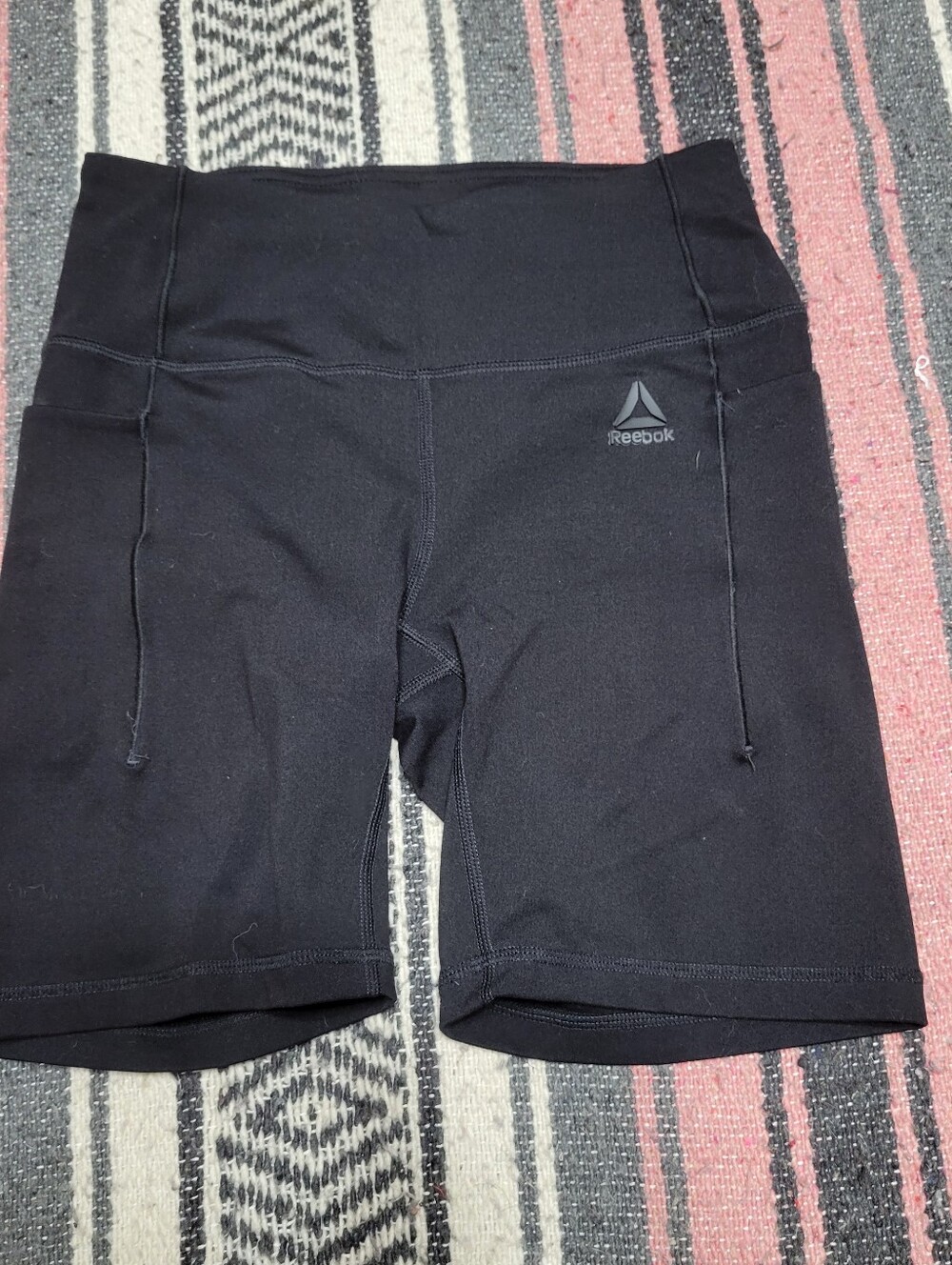 5/$15 reebok bike shorts with pockets
